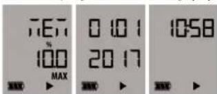 TFA LOG220 - Display used memory (%) , date and time - 1