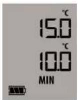 TFA LOG220 - Modes d'affichage et touche de mode:EXT,AVG,MIN,MAX - 2