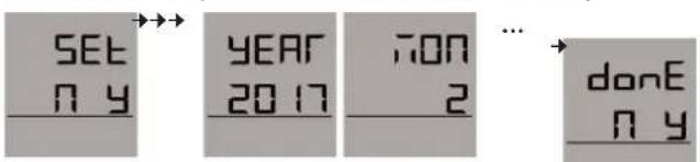 TFA LOG220 - Set Date and Time after battery replacement via button - 1