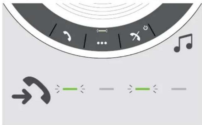 SENNHEISER EPOS Expand 40 - Acceptor/rejeter/terminer un appel - 1