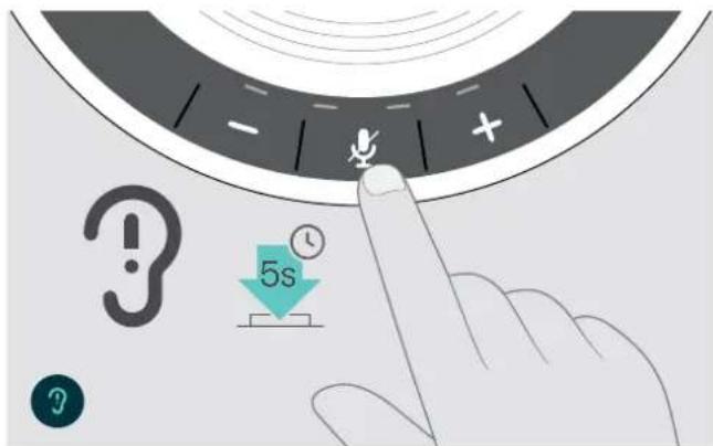 SENNHEISER EPOS Expand 40 - Activation/désactivation des messages vocaux - 1