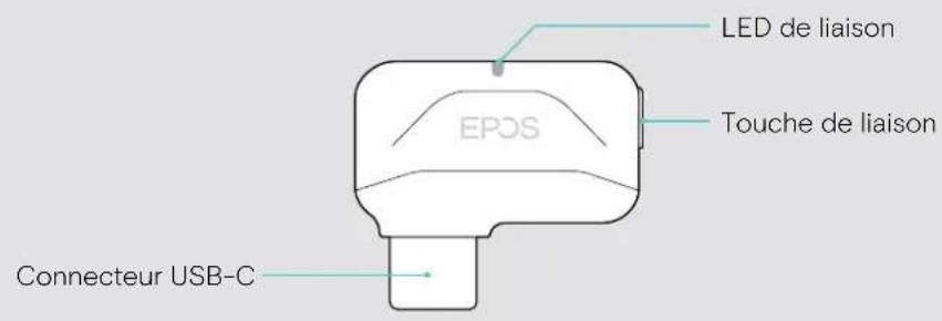 SENNHEISER EPOS Expand 40 - Vue d'ensemble du dongle BTD 800 USB-C - 1