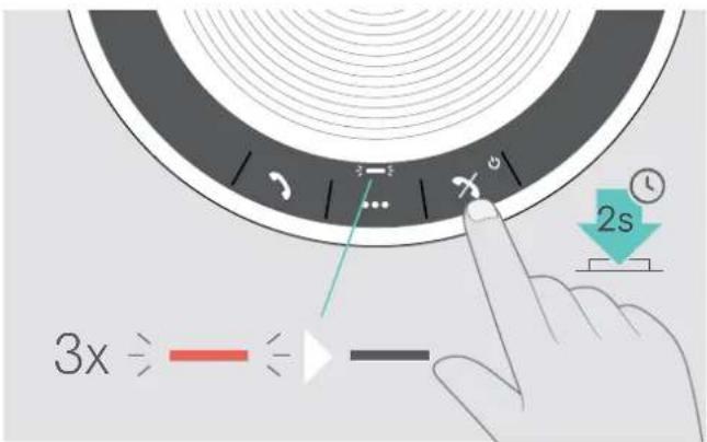 SENNHEISER EPOS Expand 40 - Allumer/éteindre le Speakerphone - 2