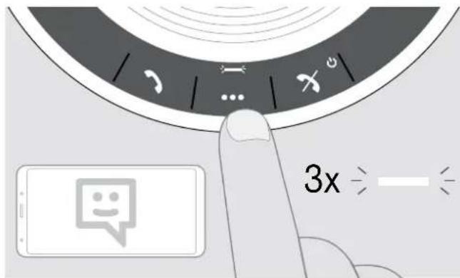 SENNHEISER EPOS Expand 40 - Utiliser l'assistant vocal / numérotation vocale - 1