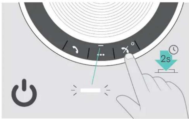 SENNHEISER EPOS Expand 40 - Allumer/éteindre le Speakerphone - 1