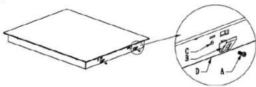 HOOVER HI642CTT - Anpassen der Halterungsposition: - 1