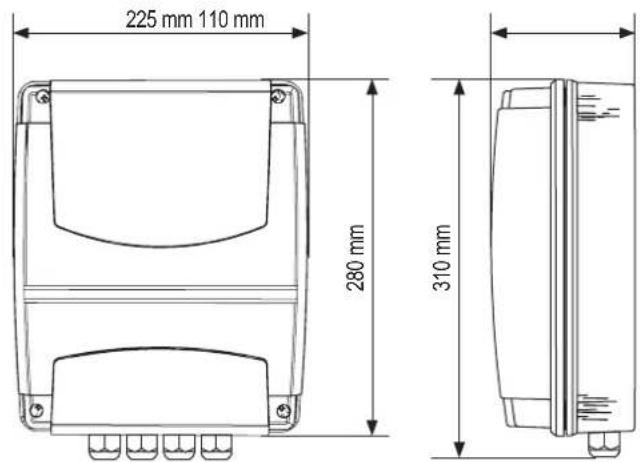 225 mm 110 mm 280 mm 310 mm