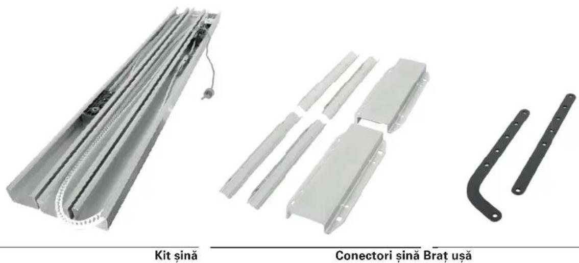 Kit şină Conectori şină Braț uşă