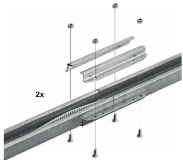 Hornbach C800 - Schienemontage - 2