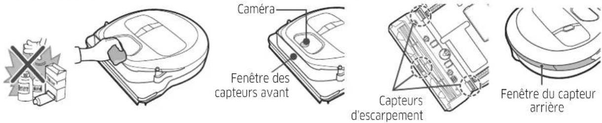 SAMSUNG SR10M701WUW - Nettoyage des capteurs et de laamera - 1