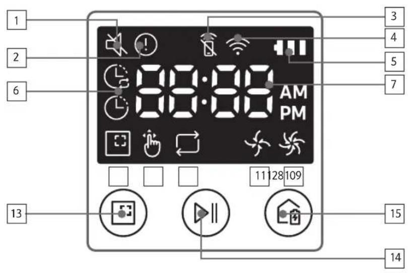 SAMSUNG VR10M703PW9 - Skärmpanel - 1