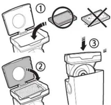 SAMSUNG VR10M703PW9 - Cleaning the dustbin - 5