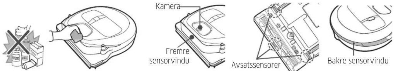 SAMSUNG VR10M703PW9 - Rengjore sensorene og kameraet - 1