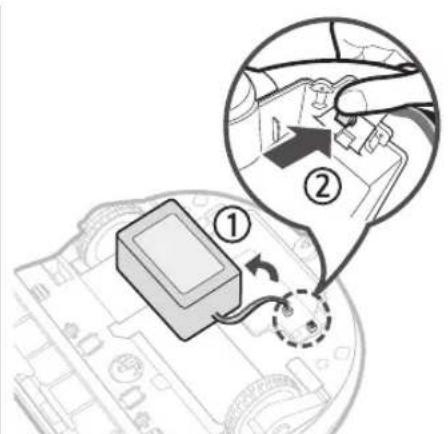 SAMSUNG VR10M703PW9 - Come estrarre la batteria - 3