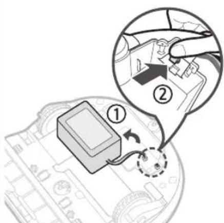 SAMSUNG VR10M703PW9 - Kaip isimi akumuliatori? - 3