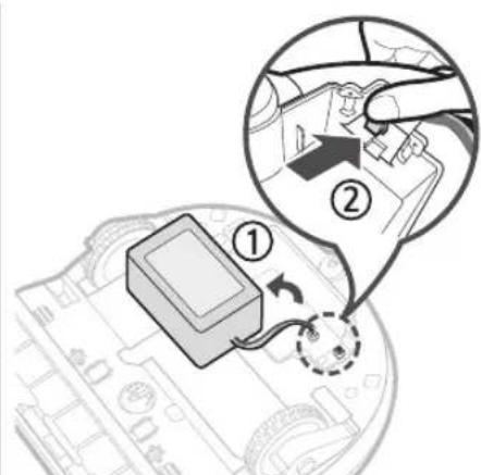 SAMSUNG VR10M703PW9 - Entfernen des Akkus - 3