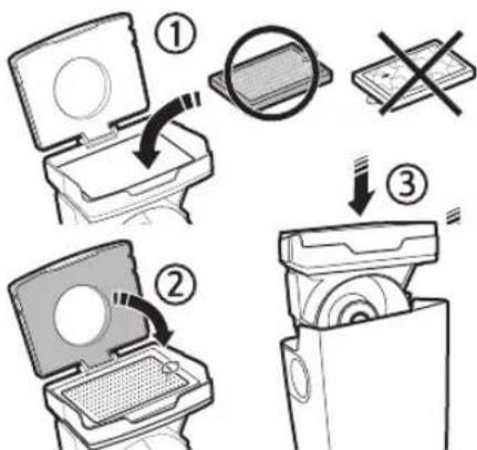 SAMSUNG VR10M703PW9 - Nettoyage du réservoir de poussière - 5