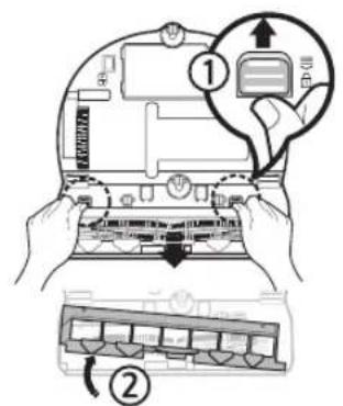 SAMSUNG VR10M703PW9 - Reinigen der Bürste und des Auto-Shutters - 1