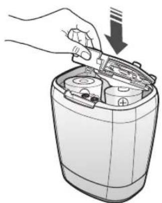 SAMSUNG SR20M707WWS - Inserting batteries - 3