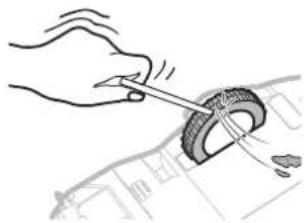 SAMSUNG SR20M7059US - Cleaning the Driving wheel - 3