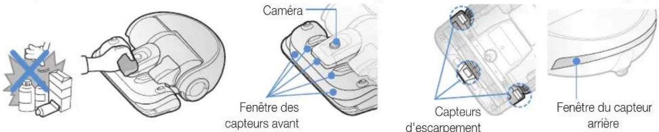 SAMSUNG SR20J9250U - Nettoyage des capteurs et de laamera - 1