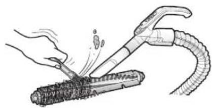 SAMSUNG SR20J9250U - cleaning the Power brush - 3