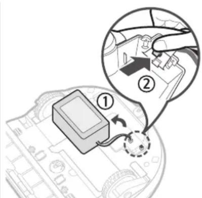 SAMSUNG SR10M702NUG - Entfernen des Akkus - 3
