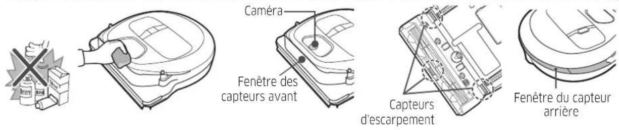 SAMSUNG SR10M702NUG - Nettoyage des capteurs et de laamera - 1