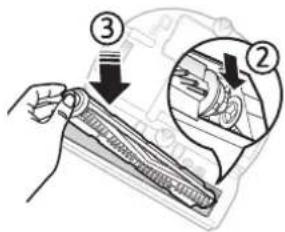 SAMSUNG SR1DM702NUB - Nettoyage de la Brosse et du volet obturateur automatique - 6