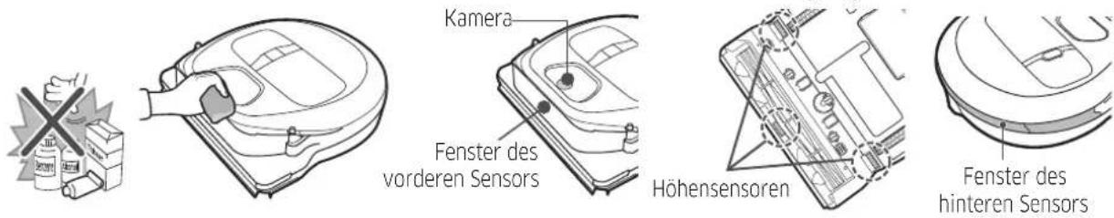 SAMSUNG SR2DM706NWS - Reinigen der Sensoren und der Kamera - 1