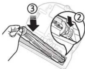 SAMSUNG SR2DM706NWS - Nettoyage de la brosse et du volet obturateur automatique - 1