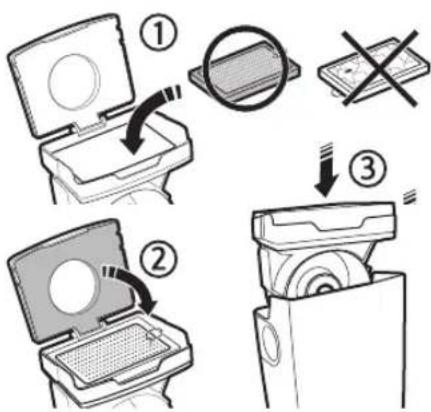 SAMSUNG VR10M701PU5 - Cleaning the dustbin - 5