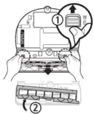 SAMSUNG VR10M701PU5 - Cleaning the brush and Auto shutter tool - 1