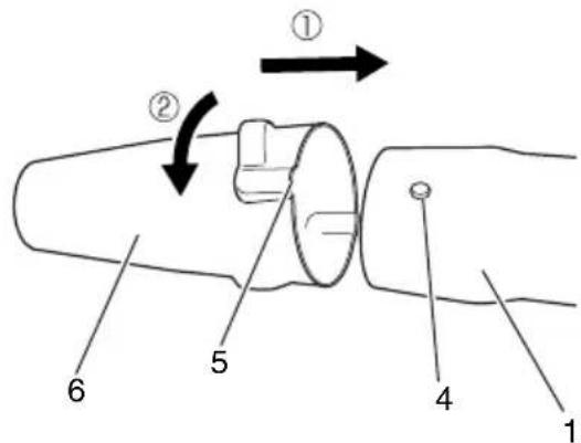 HiKOKI RB24EAP - Conic pipe to straight pipe (Fig. 2) - 1