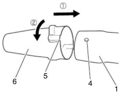 HiKOKI RB24EAP - Tubo cónico a tubo recto (Fig. 2) - 1