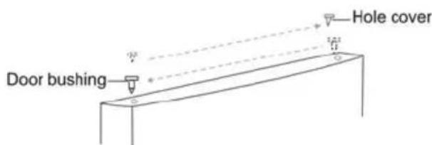 CANDY CNF 170 EEW - Reversing the Door Swing - 6