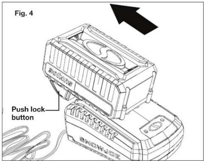 Sun Joe 24VCRLM15CT - Charging the Battery - 4