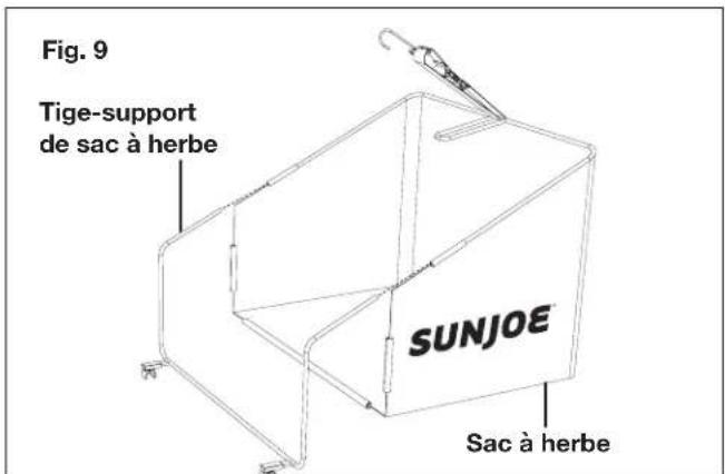 Sun Joe 24VCRLM15CT - Assemblage et pose du sac à herbe - 1
