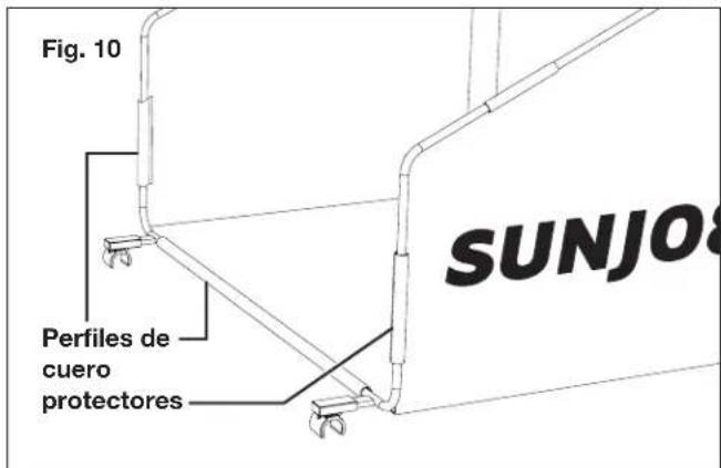 Sun Joe 24VCRLM15CT - Ensemblado y colocacion de la Bolsa recolectora para cesped - 2
