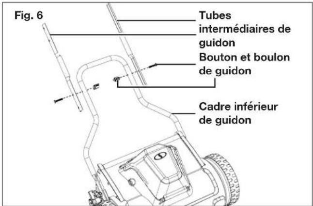 Sun Joe 24VCRLM15CT - Assemblage du guidon - 2