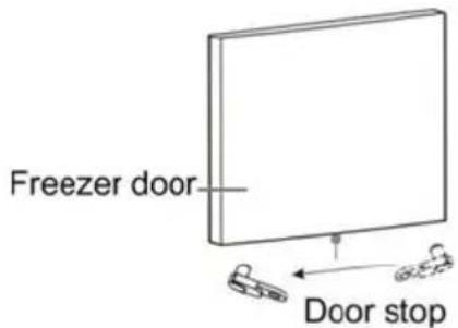 CANDY CNF 170 FW - Reversing the Door Swing - 5