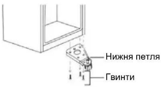 CANDY CNF 170 FW - Перевішування дверцят - 2