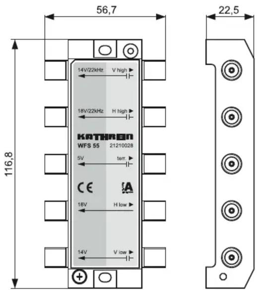 KATHREIN WFS 55 - Merkmale/Features/Caractéristiques - 1
