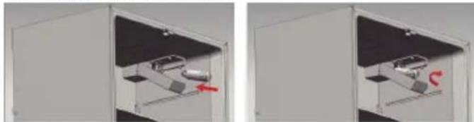HISENSE RF200D4CSE - To change the water filter, follow below steps: - 4