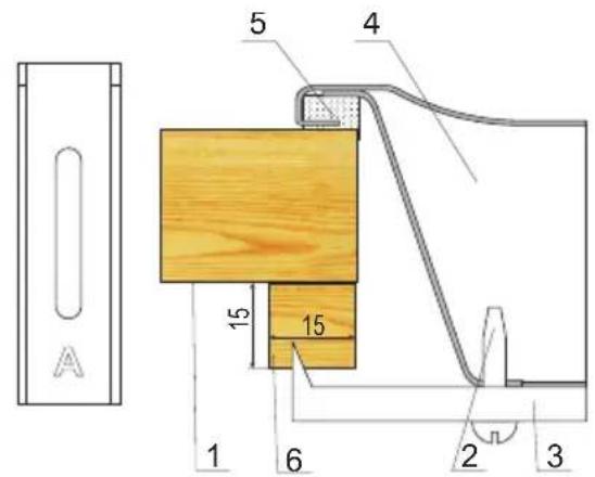 AMICA EHE 932 000 W - Installing the hob in worktop opening - 1
