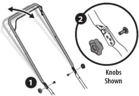 TROY-BILT TB105B - PULL-OUT HANDLES - 1