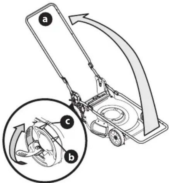 TROY-BILT TB105B - VERTICAL STORAGE HANDLE - 4