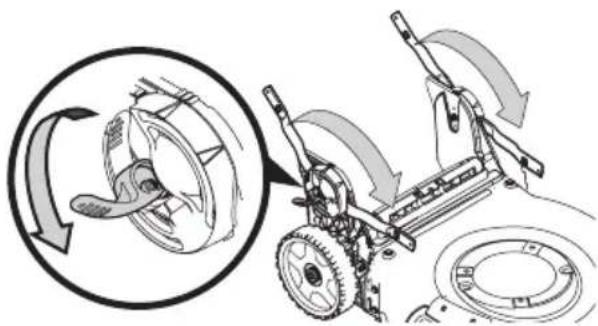 TROY-BILT TB105B - MANIJA DE ALMACENAMIENTO VERTICAL - 2
