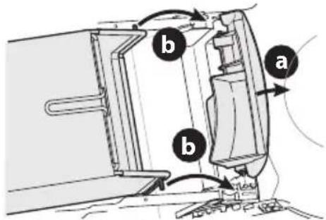 TROY-BILT TB105B - Installation du sac à herbe (le cas échéant) - 2