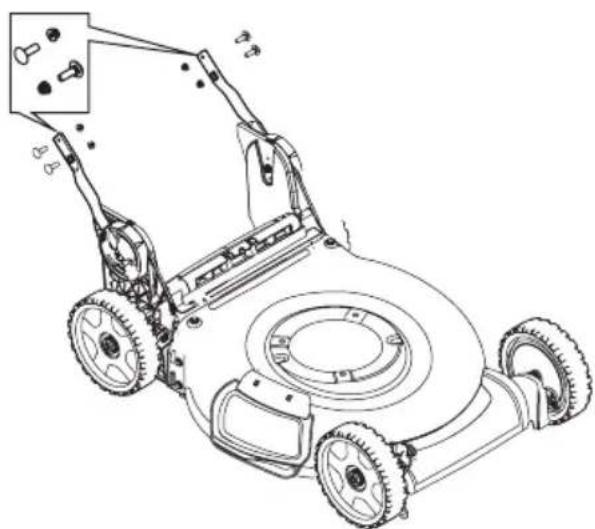 TROY-BILT TB105B - MANIJA DE ALMACENAMIENTO VERTICAL - 1
